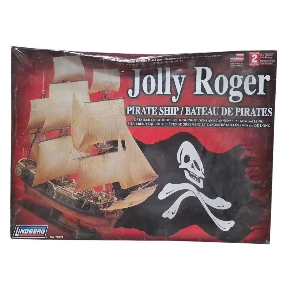 Jolly Roger Pirate Ship Model Kit